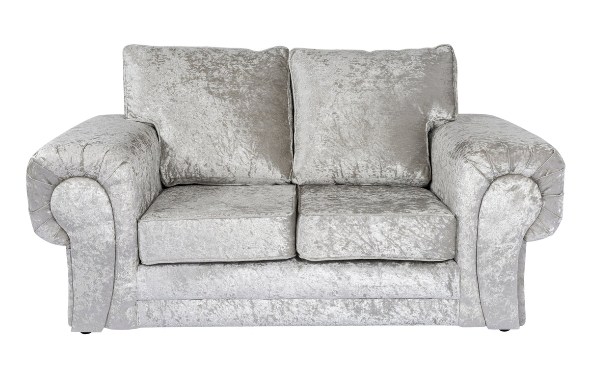 Silver Verona Crushed Velvet